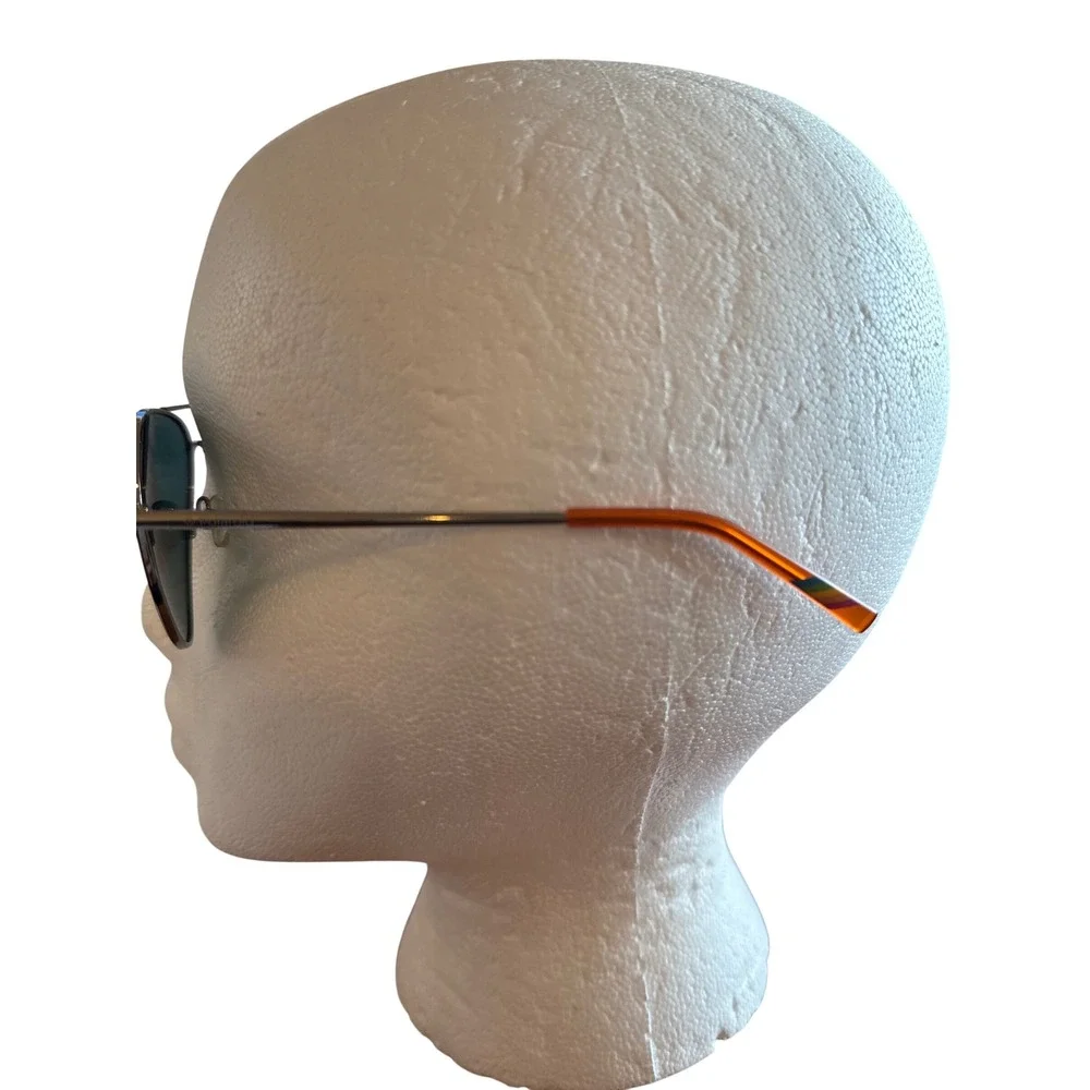 Polaroid Aviator Sunglasses Mens Womens Silver Frame Gradient Lenses‎ PLD 6012 N